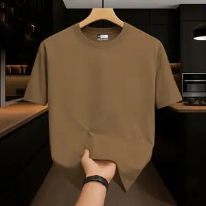 Rizgo - Kaos Distro Pendek Polos Casual Bahan Catton 24s Coksu T Shirt Tebal Nyaman Oblong Unisex Regular Cotton Combed 24s Pria Wanita Baju Keren