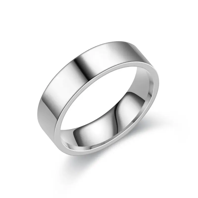Cincin Tauhid couple Muslim lafadz ukir kaligrafi Dan Sisi Rata Polos Titanium Stainless Steel anti karat selamanya 6