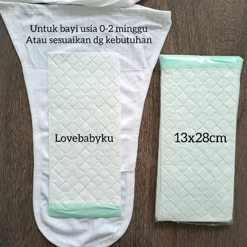 UNDERPAD BAYI PAS UKURAN POPOK ISI 20 LEMBAR POPOK BAYI BARU LAHIR SEKALI PAKAI DIAPER Bayi Baru lahir#underpad bayi 5