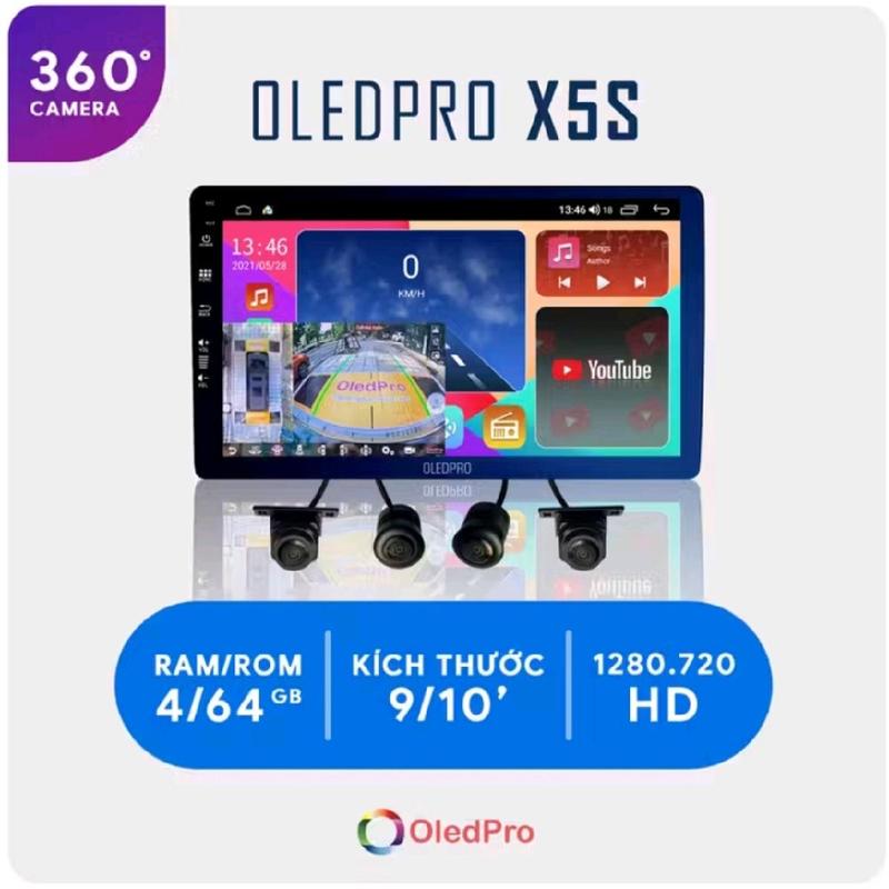 OledPro Màng Hình OLED Pro X5S,+Cam 360 9inch Tặng Việt Map S2 Sài Sim 5G Wifi Kiki Youtube Premium Nhiều Tính Năng Hưu Ích