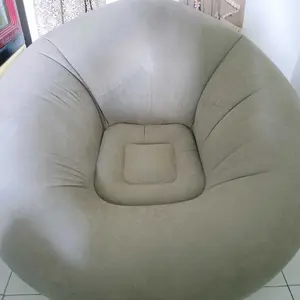 Bean Bag Dewasa Single Sofa Minimalis Coklat Biru Merah Oranye 110cm*110cm*85cm Tahan Lama Portabel Waterproof Furniture Sofa tiup Pompa Gratis