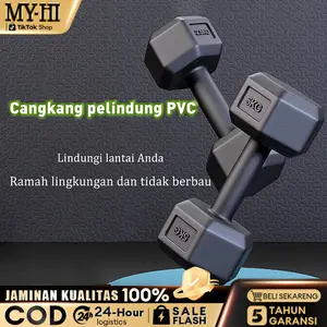 【MY-HI】Mini Dumbbell set 5KG 10KG Anti slip Barbel Dumbbell besi Gym Dumbbell Murah Barbel Wanita Anti slip Barbel Mini / Dumbbell besi/Gym Dumbbell Murah Otot