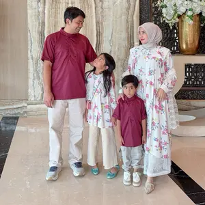Kalsandfrey Hannah Family Daily Set Kembar Sekeluarga Baju Couple Lebaran