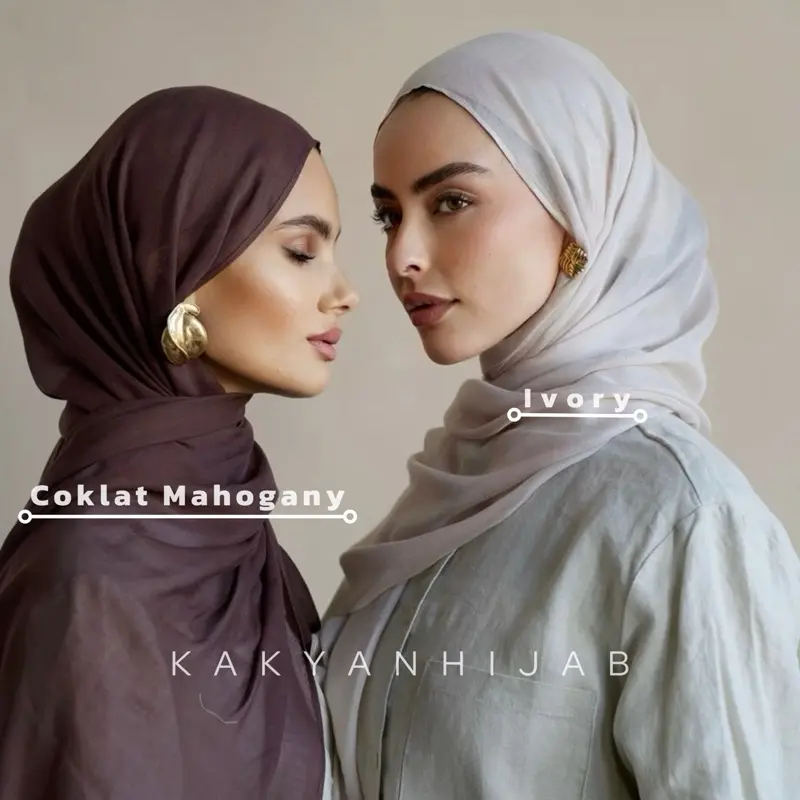 Pashmina Viscose Premium | Pashmina Arabian Voile Shawl 0