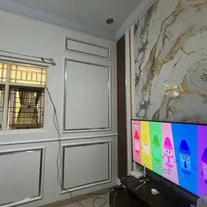 Vinnatsu 0.5/1/2/3cm×50M roll golden seam ceramic tile sticker Roll Gulungan Stiker Pembatas Keramik Stiker Ubin Keramik Jahitan Emas Yang Indah Lantai Hiasan Dinding DIY wardrobe decorative strip water proof wall tile Tiker Dekorasi Lantai Keramik