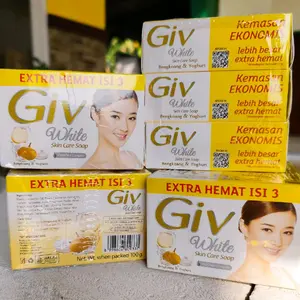 6 pcs SABUN GIV batang KEMASAN JUMBO 100GR