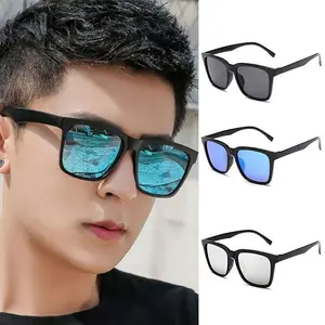 KS Kacamata Kotak Hitam Kacamata Retro Korean Fashion unglassess Wanita/Pria unisex K35 4026