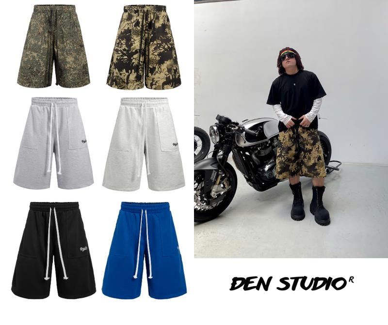 QUẦN SHORT NỈ 2 DA ĐEN STUDIO