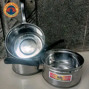Panci Rebus Mie Besar Stainless Steel Praktis Ukuran 18cm Serbaguna Tahan Lama.