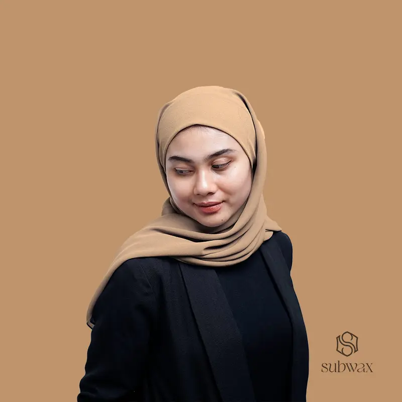 SUBWAX - Hijab Segi Empat Melayu Tali 2 Layer 4