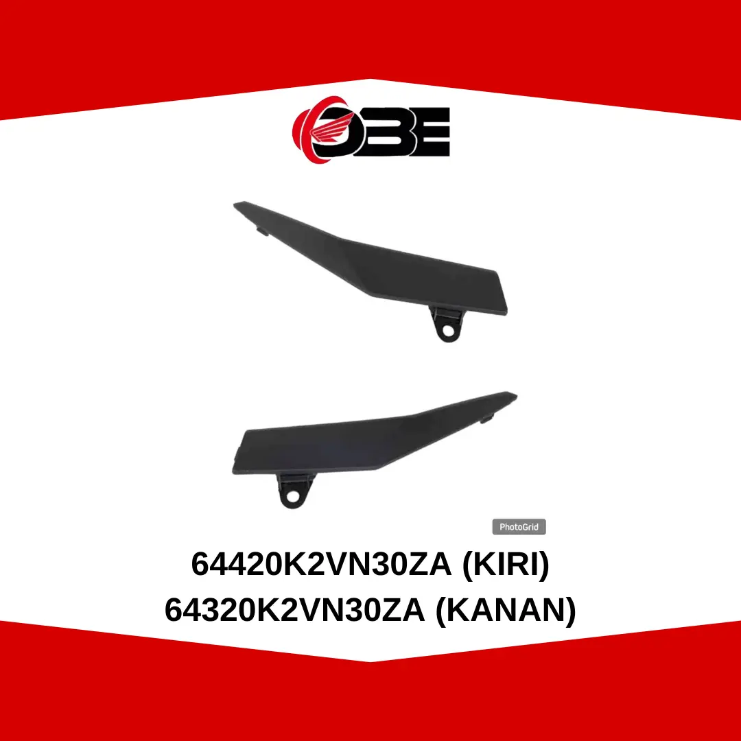 64420K2VN30ZA 64320K2VN30ZA Garnish Kanan Kiri Depan Hitam Honda Vario 125 eSP K2V