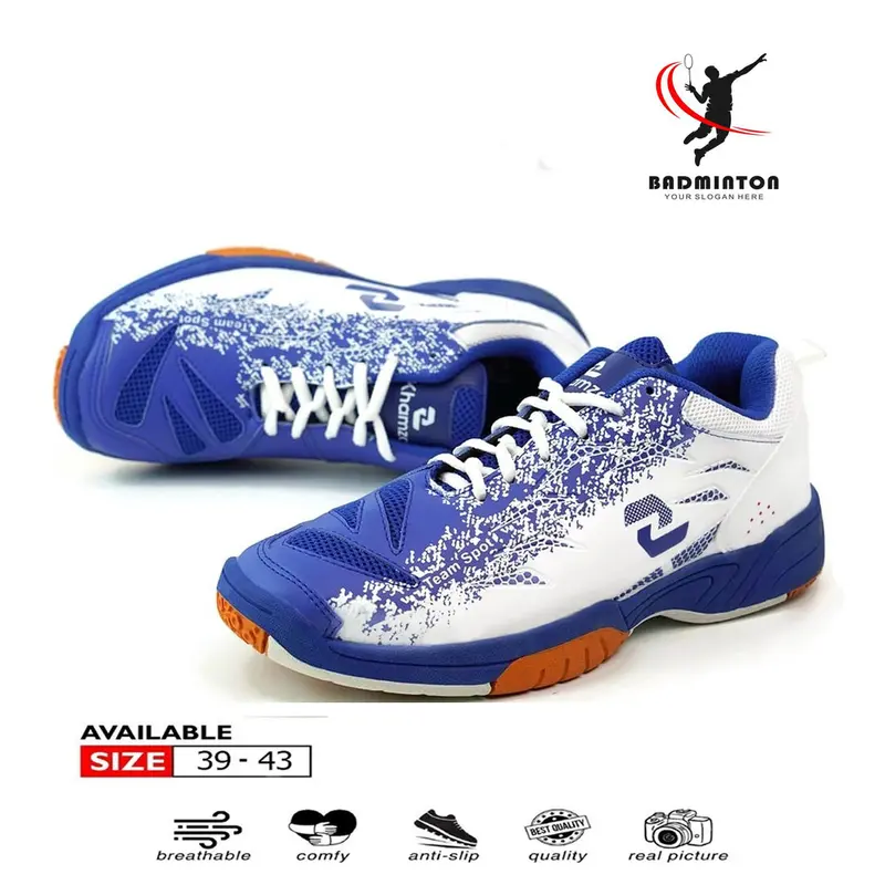 Sepatu Badminton Kamzo Original D14 Sepatu Bulutangkis Pria 0