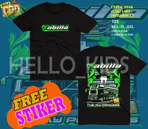 BISA COD KAOS BAJU ANAK LAKI LAKI DAN PEREMPUAN BUS MANIA NABILLA NEW MY PRINCES