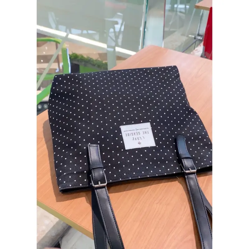 LOVINELA Tas Wanita Polkadot Tote Bag 4