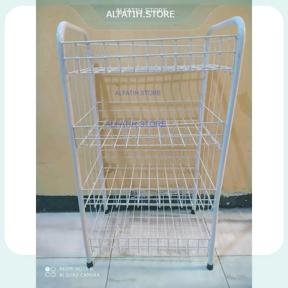 Rak serbaguna 80cm S4/Rack/Rak toko jualan/Rak penyimpanan/rak penyimpanan keranjang/Rak display/rak salon/Rak piring