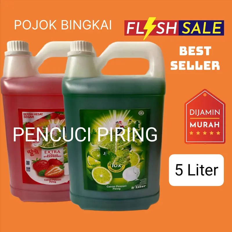 Sabun Cuci Piring 5 Liter PROMO PALING MURAH NON STIKER 0