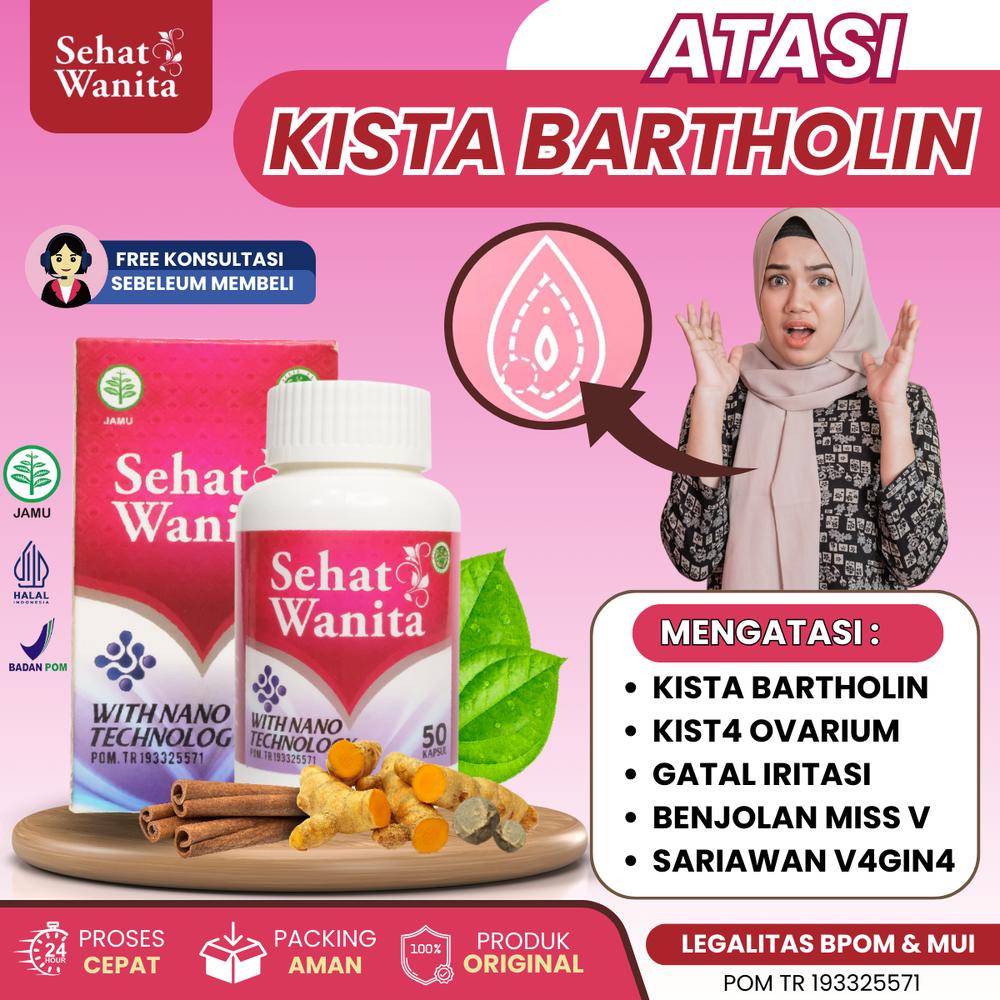 Atasi Kista Bartholin, Kista M.i.o.m, Kista Coklat, Benjolan Miss V, Gatal Iritasi, Papiloma, Sariawan Miss V, Kutil Kelamin, Bau Tidak Sedap Dengan Sehat Wanita 50 & 100 Kapsul - 50 KAPSUL