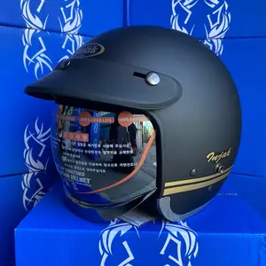 Helm Retro INJAK (kaca dalam) Motorcycle