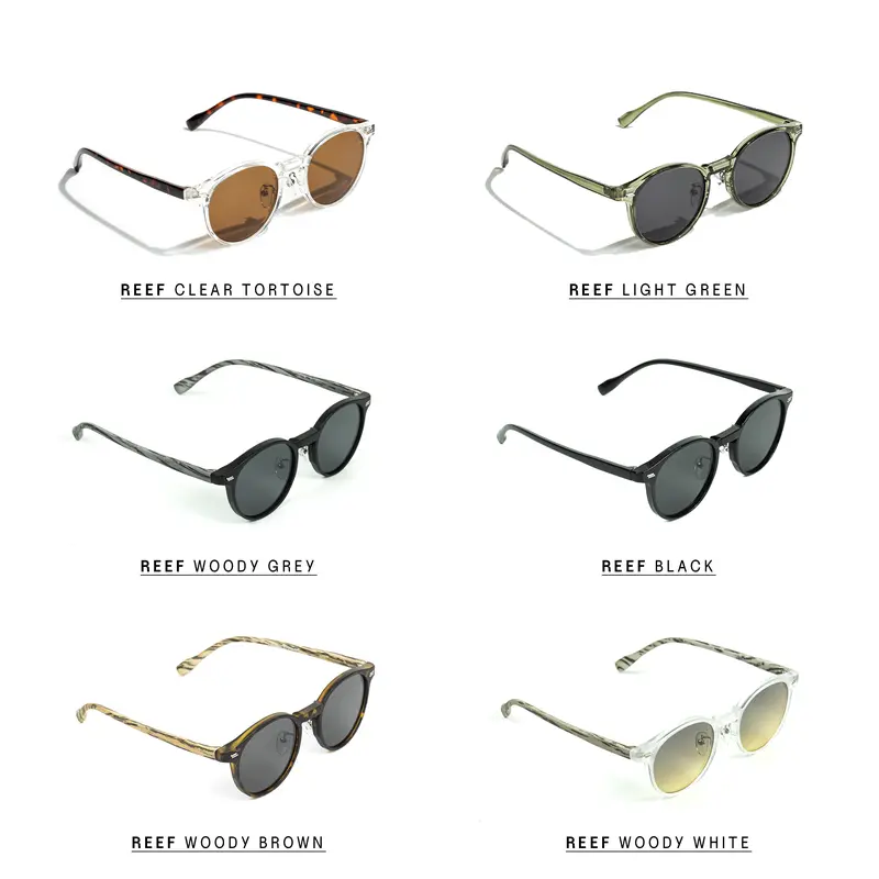 Everylook Eyewear - REEF | Sunglasses Kacamata Gaya Hitam Anti UV400 Protection dan Anti Glare Pria Wanita 3