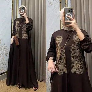 MELODY DRESS BORDIR RAYON TWILL GAMIS LEBARAN 2026 TERBARU