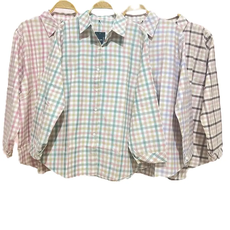 atasan terbaru atasan terlaris atasan motif salur ama motif kotak kotak bahan adem nyaman dpakai 1