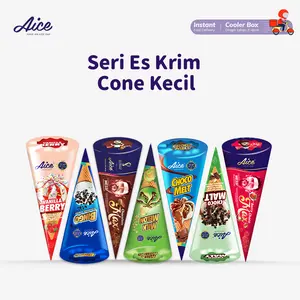 Aice Seri Es Krim Cone Kecil Aice Ice Cream Cone Series Aice Cone Es Krim Aneka Rasa Vanilla Berry Mint Choco Melt