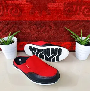 Promo cuci gudang / Sepatu pria / sepatu slop / sepatu bustong / selop / slop pria kekinian Shoes