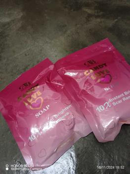 Product Review of PROMO LIMITED SABUN CANDY LOVE 100g (BUY 1 FREE 2) from d**a 0