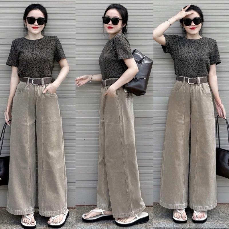 S-2XL _ BLee quần jeans ống suông jeans mềm có hai màu B8989 nhạt và B3350 nâu đậm
