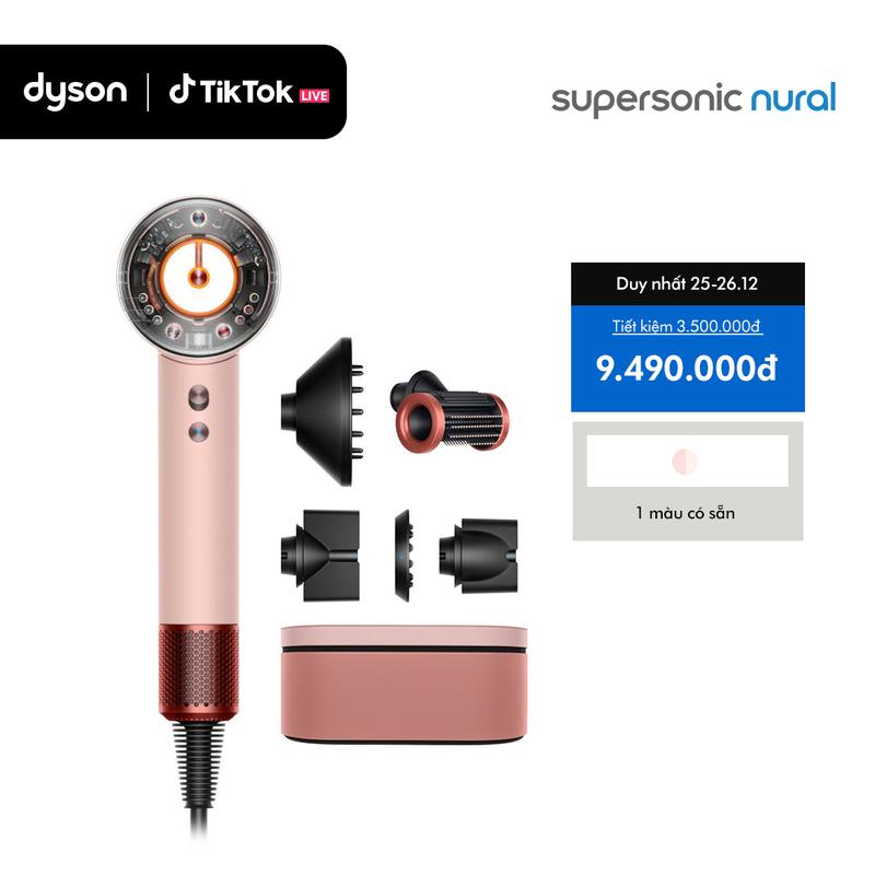   21H 26.12: Livestream Siêu Sale Cuối cùng của Năm  Máy sấy tóc Dyson Supersonic Nural HD16  Sakura cherry  