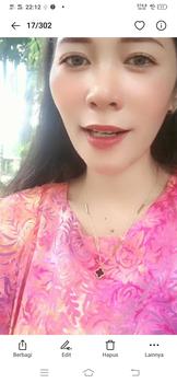 Product Review of MEYDEND - One Set Sarimaya Setelan Batik Cap Rayon Premium Busui Friendly Kulot 7/8 Lengan Kutungan from w**i 0