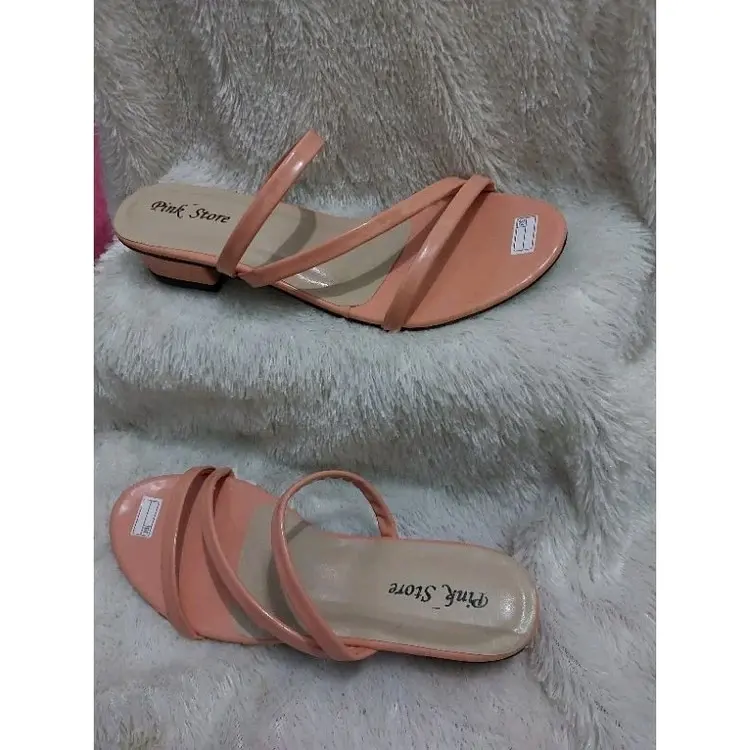 Sandal heels Wanita Cantik Model Kekinian dengan Hak 3cm untuk Acara Pesta - Shoes 7