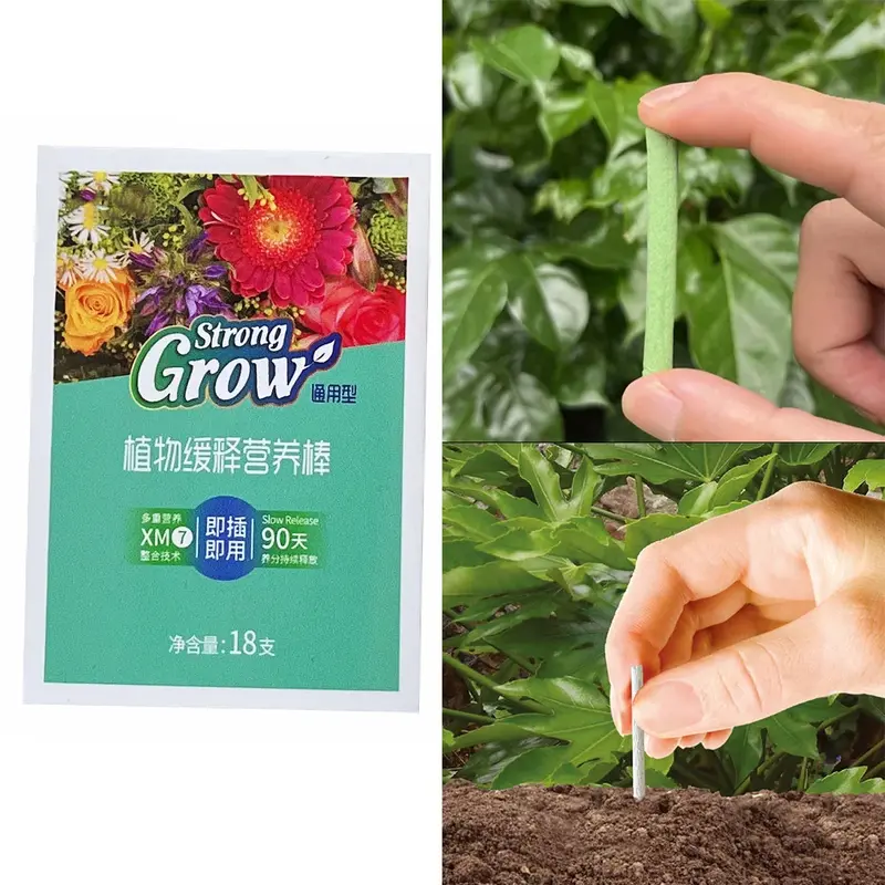 【Haila】30Pcs/Box Plant Food Fertilizer Stick Slow Release Stick ...
