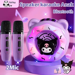 [TATAJOY]2Mic Mainan Mikrofon Anak Speaker Bluetooth Speaker karaoke Anak Mini Speaker Bluetooth Mainan Musik Edukatif Anak-anak