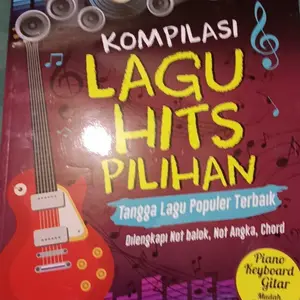 Buku Musik Kompilasi Lagu Hits Pilihan