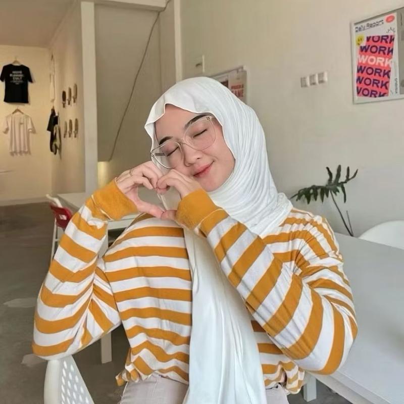 PASHMINA KAOS RAYON PREMIUM UKURAN 180X75CM HIJAB KAOS RAYON SHAWL 2