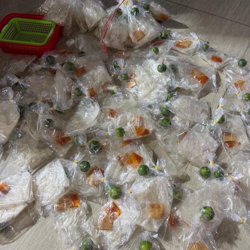 12 Bịch - VÒ TUỔI THƠ SATẾ SIÊU CAY - Bánh Tráng Phơi Sương