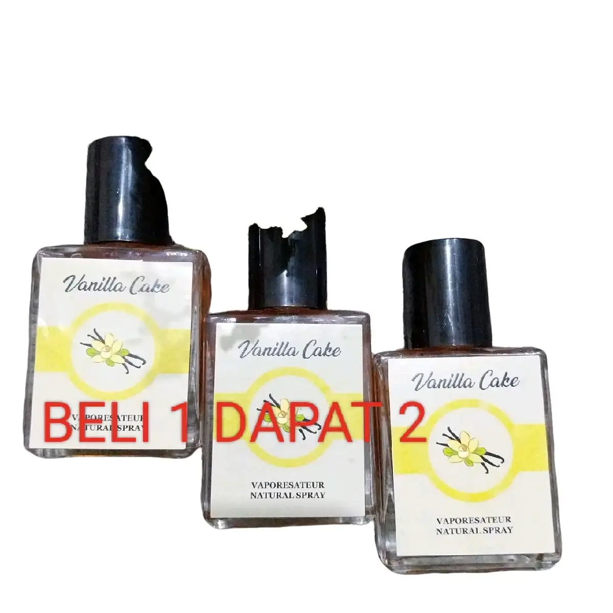 Parfum Vanilla Cake beli 2 bisa pilih variasi Parfum Wanita Minyak Wangi Uniseks Aroma Kue Lembut Tahan Lama 30mL Perfume Vanila