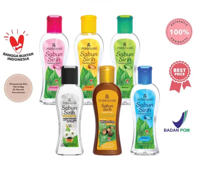 Sumber Ayu Feminine Hygiene Wash pH 3.5 Series 50 mL | Natural Rose | Pembersih Kewanitaan Daun Sirih