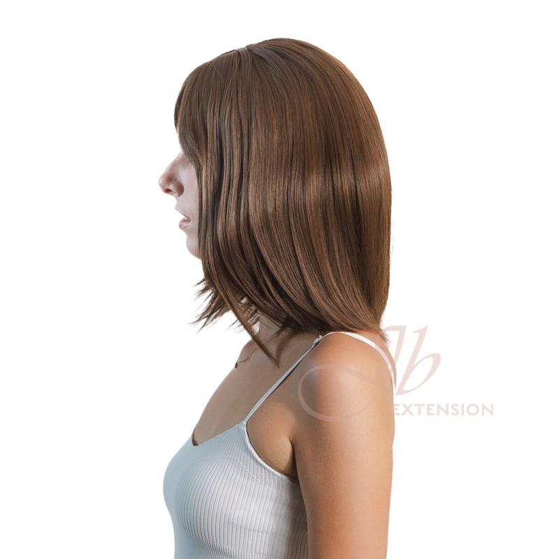 JBSELECT4YOU 14 INCHES BROWN STRAIGHT WIG WITH FULL BANGS JB.RONA 2