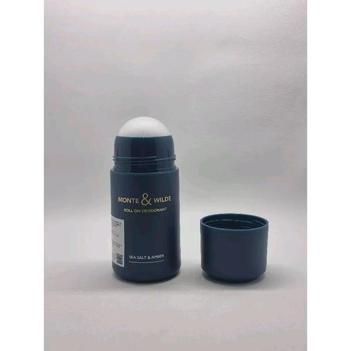 MARKS SPENCER - MONTE & WILDE SEA SALT & AMBER ROLL ON DEODORANT 50ML - -, -