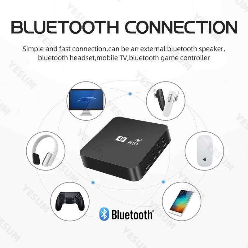 Smart TV, 4K MXQ, Resolusi 4K HD, Memori 16 + 256GB, WiFi 2.4GHz / 5G, Menyokong Peranti Luaran, Pemacu Denyar USB 4