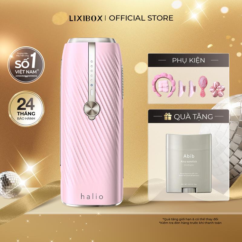   KOL  Máy Triệt Lông Lạnh Sapphire Halio InfinityGlow Advanced IPL Sapphire Cooling Hair Removal Device - Mới - Phù cho cho Nam và Nữ và vùng da mặt 