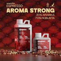 Gambar Espresso Cair Aroma Blend Minuman Coffee Arabika Robusta 30/70 - 500 ml dari Empo Coffee Kota Administrasi Jakarta Pusat 1 Tokopedia
