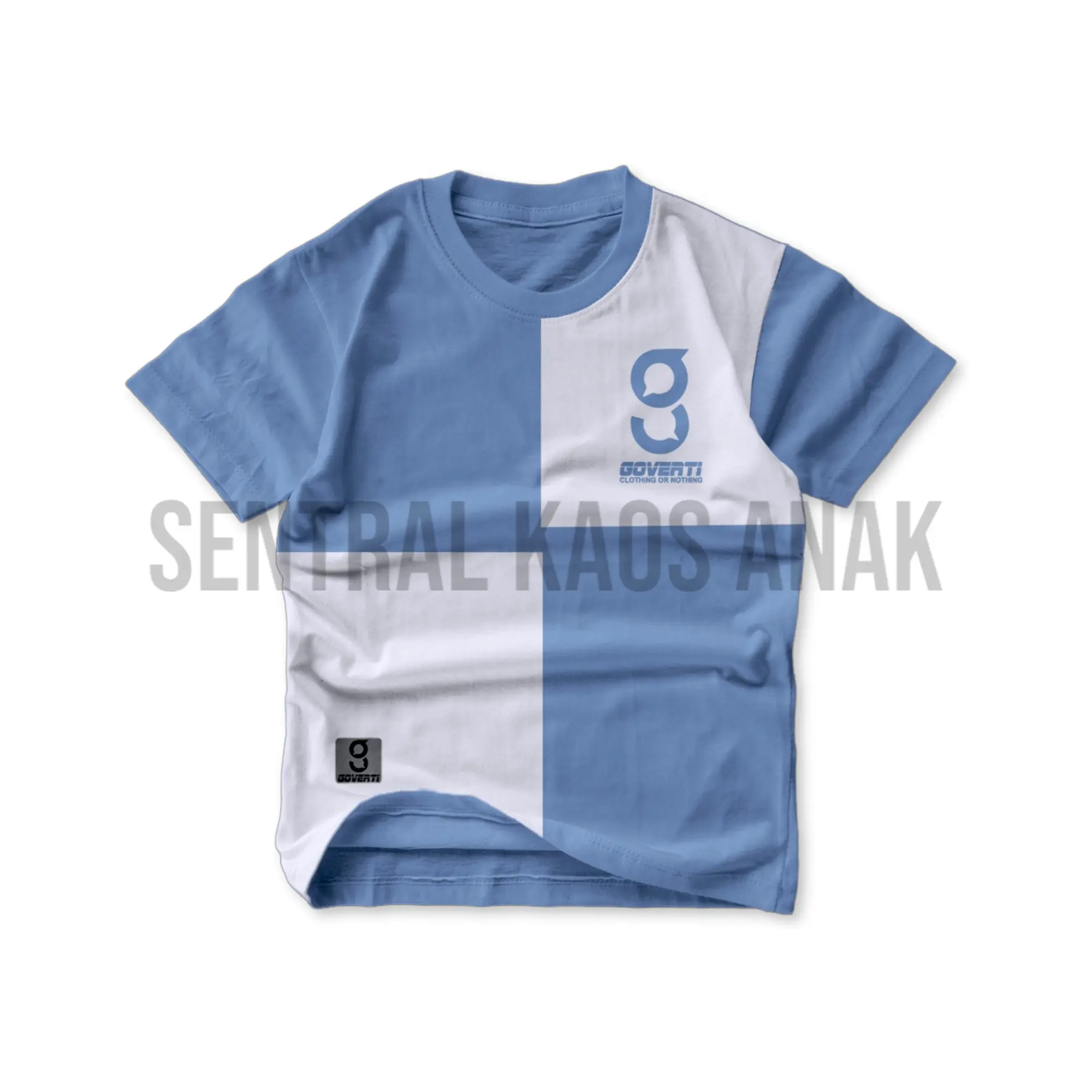 Kaos Kombinasi Premium Anak Laki Laki Perempuan Size M-3XL Bahan Katun - Fashion Anak