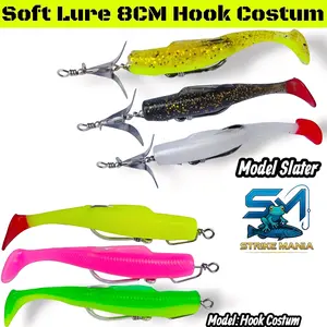 SOFT LURE COSTUM UKURAN 8CM