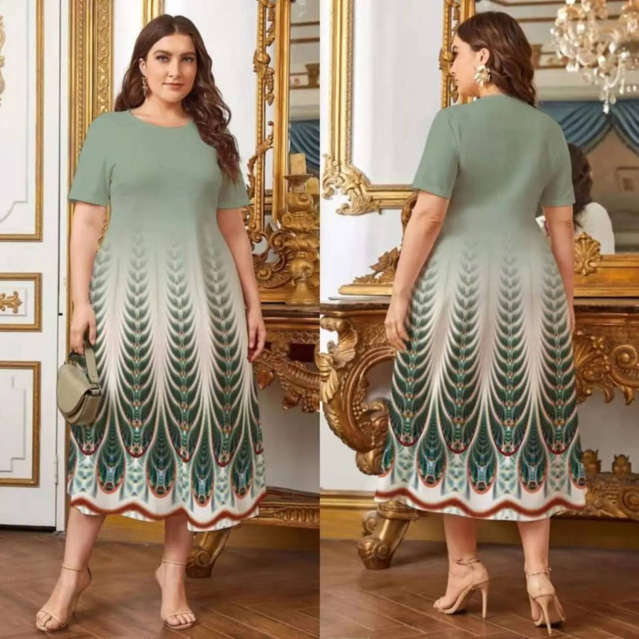 Kelly PH Plus Size Casual Peacock Print Style Shift Midi Dress for Women Women's Plus Size Casual Dress - Womenswear, Lingerie - TikTok Shop Philippines Kelly PH Plus Size Casual Peacock Print Style Shift Midi Dress for Women Women's Plus Size Casual Dress - Womenswear, Lingerie - TikTok Shop Philippines