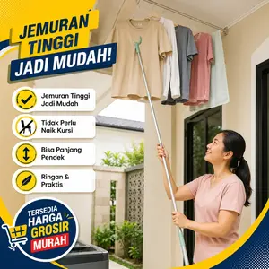 PCK-03 & PCK-06 Tongkat Gantung Jemuran Baju Pick Up Tool Kait Jemur Pakaian