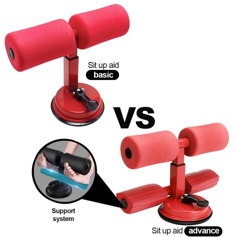 Product Introduction of 【SG Local Stock】Sit Up Aids Self Suction Waist Abdomen Exercise Strong Suction Easy Sit Up Tools Self Suction Sit Up Aids T Bar Ads Waist Abdomen Training Gym Exercise Fitness 0