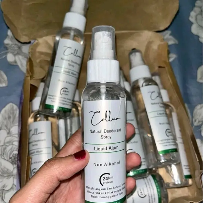 ( COD) PAKET ISI 6 BOTOL DEODORANT TAWAS SPRAY 100ML HERBAL ALAMI  TERMURAH Deodorant tawas / ampuh hilangkan bau badan DAN KAKI pencerah ketiak deospray n diodora